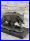 Bronze_Grizzly_Bear_Hunting_Fish_River_Sculpture_Art_Figurine_Marble_Base_Figure_01_xfu