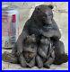 Mother_Bear_With_her_Cubs_on_a_Rock_Bronze_Art_Deco_Marble_Sculpture_Kamiko_01_zv
