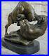Signed_Art_Bull_Fighting_With_Bear_Marble_Bronze_Statue_Lost_Wax_Method_Artwork_01_jsgj