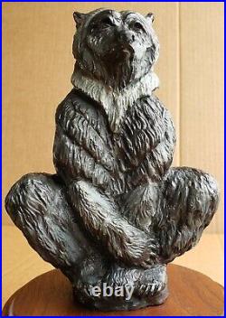 Western Southwestern Bronze Sculpture Foolish Bear by Bruce Contway # 5 of 150